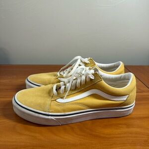 Vans Men’s Old Skool‎ Suede Sneaker Mustard Yellow Skater Casual Low Top 10